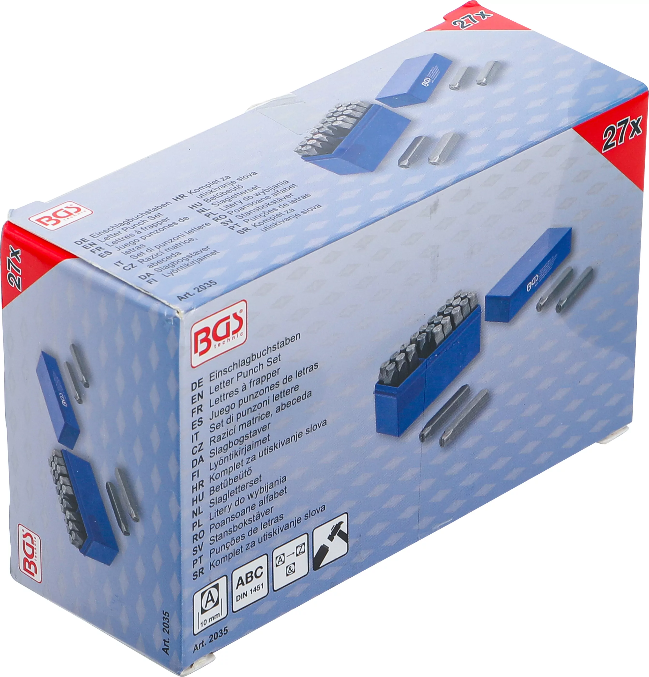 Einschlagbuchstaben | 10 mm