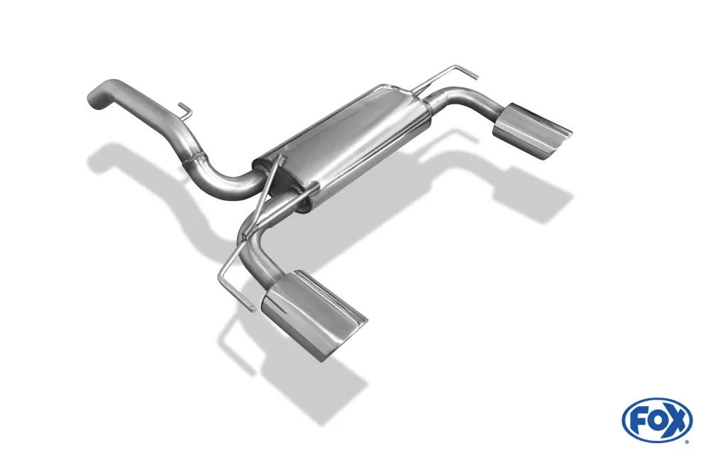 Opel Adam S  Endschalldämpfer quer Ausgang rechts/links - 115x85 Typ 44 rechts/links