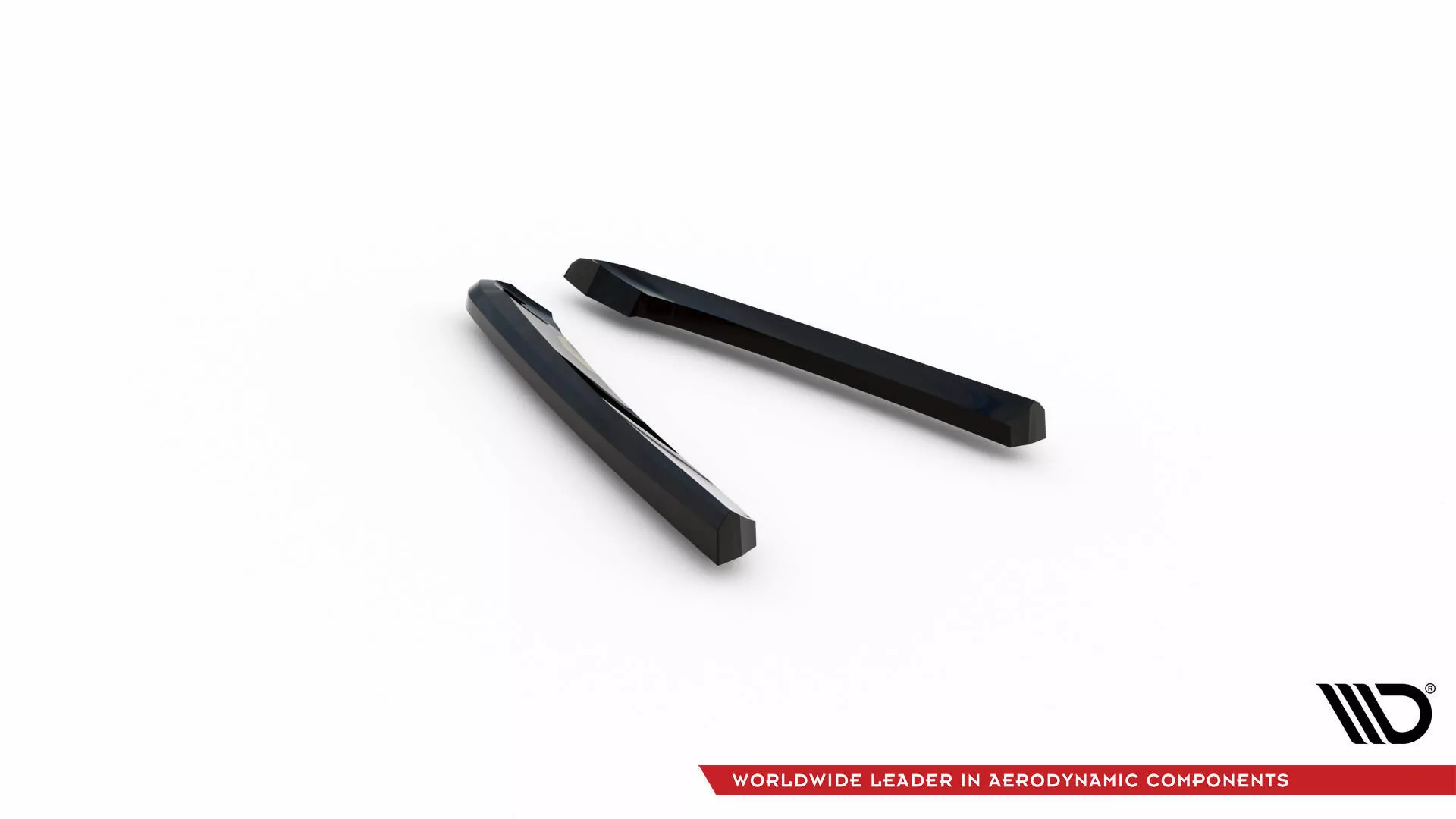 Heck Ansatz Flaps Diffusor Für Ford Mondeo Sport Mk5 Facelift / Fusion Sport Mk2 Facelift Schwarz Hochglanz