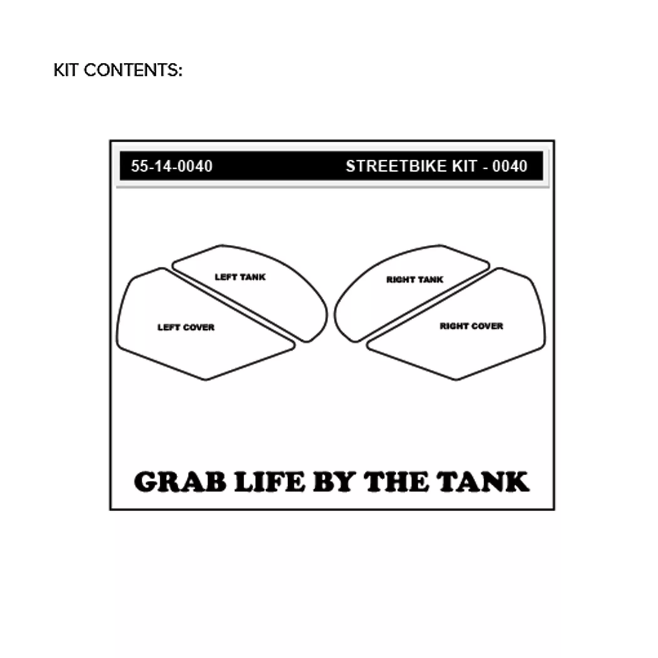 Stompgrip Traction Pad Icon für Kawasaki Ninja ZX-10R / RR 11-22 Klar