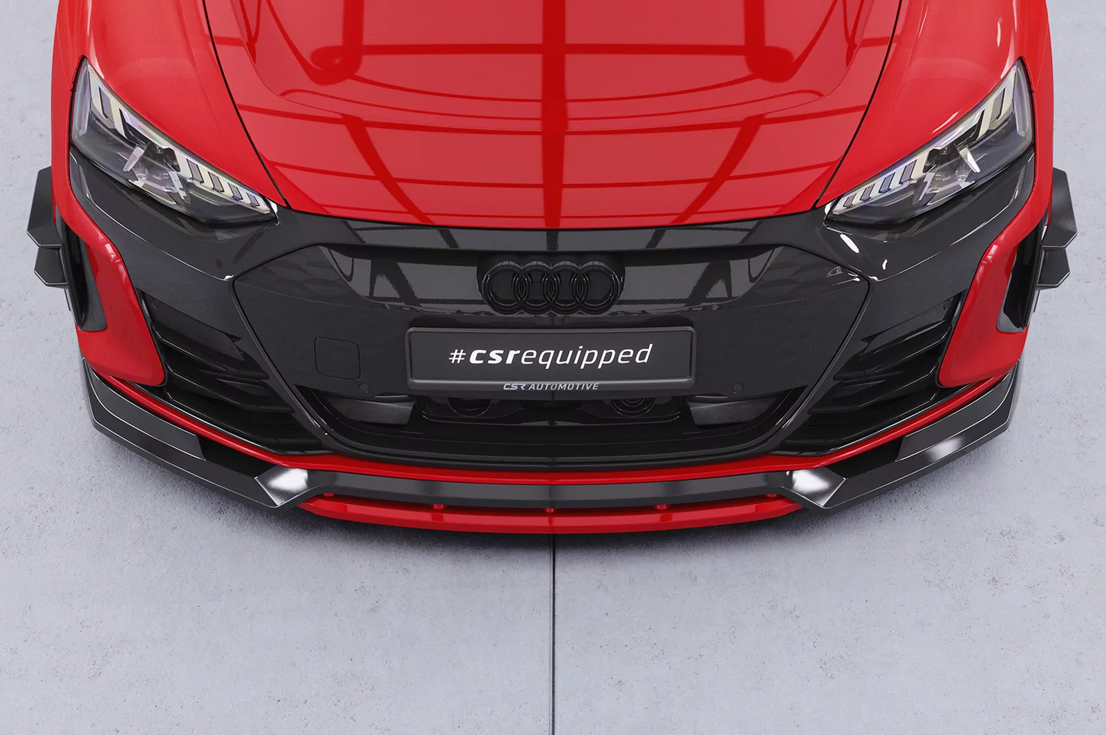 Performance Flaps für Audi e-tron GT FP023 Schwarz Strukturiert