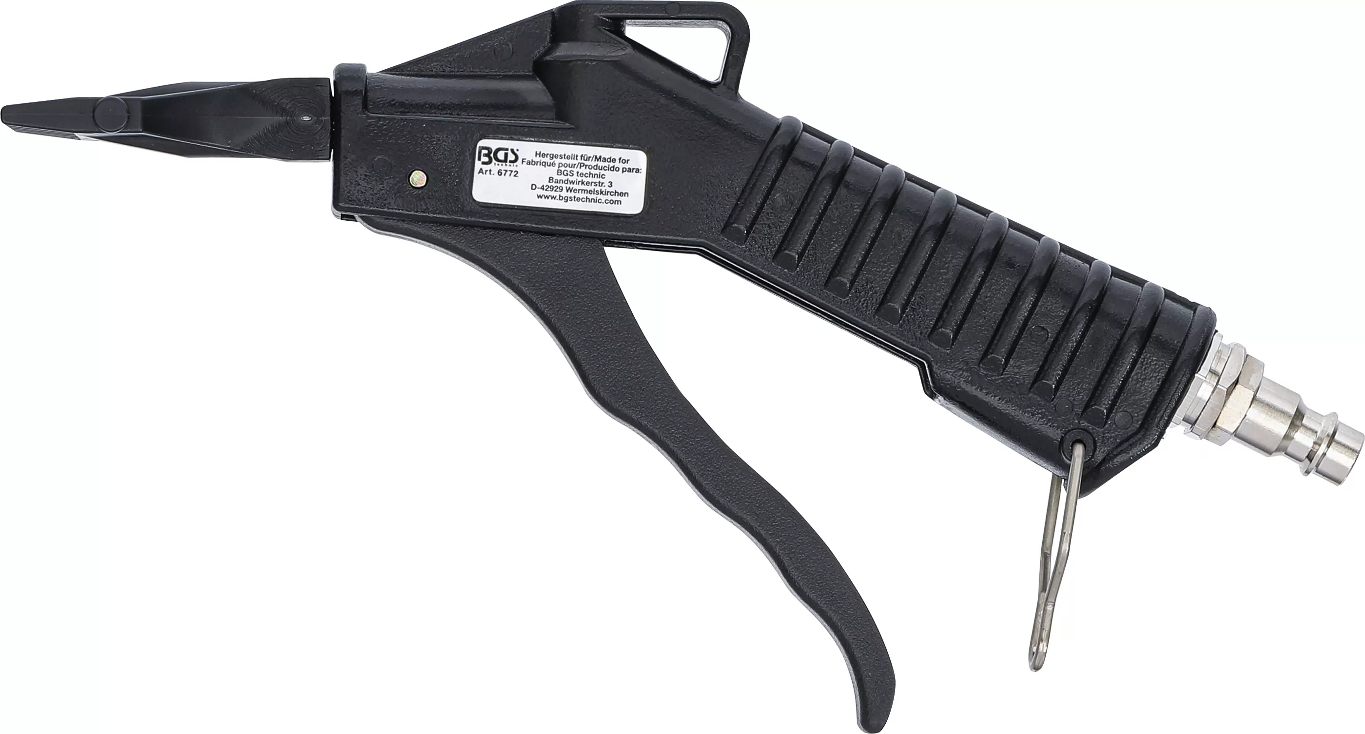 Druckluft-Ausblaspistole | mit Flachdüse