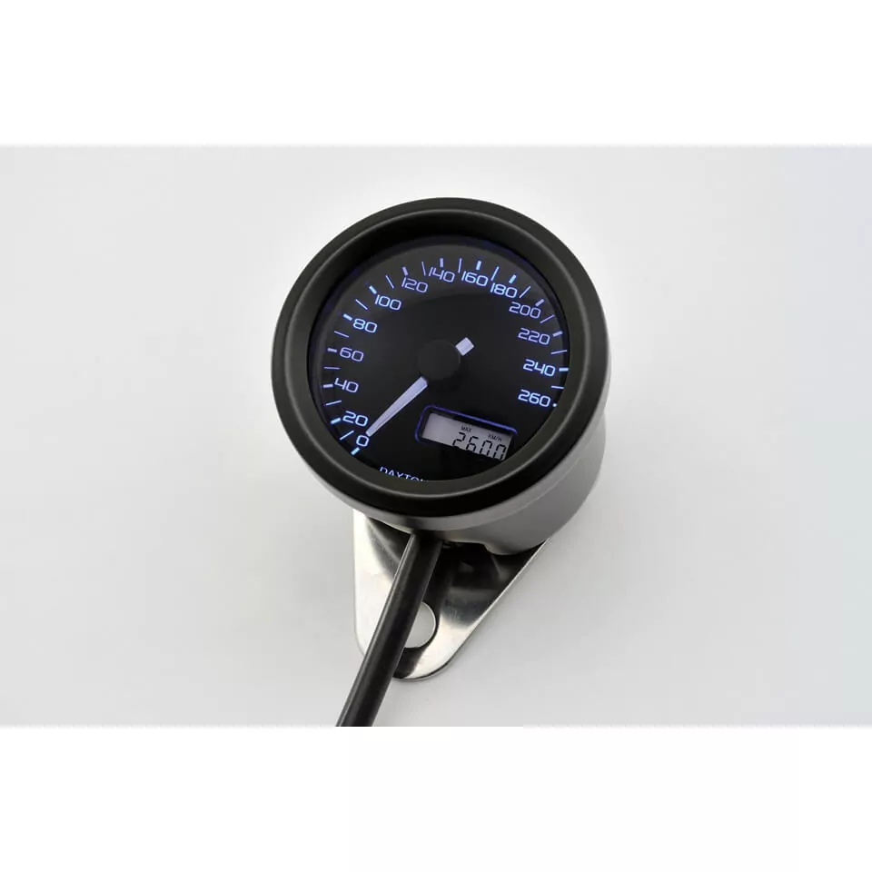 DAYTONA VELONA, Digitaler Tachometer mit Halter, Ø 48 mm