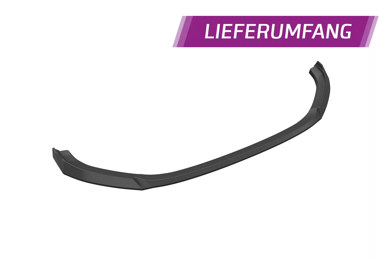 Cup-Spoilerlippe mit ABE für Skoda Kodiaq CSL759 Schwarz Strukturiert