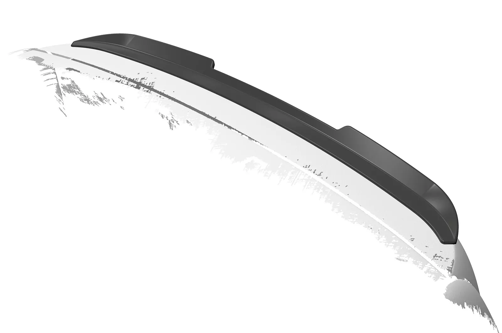 Heckflügel mit ABE für VW Caddy 4 (Typ SA) HF814 Schwarz Strukturiert