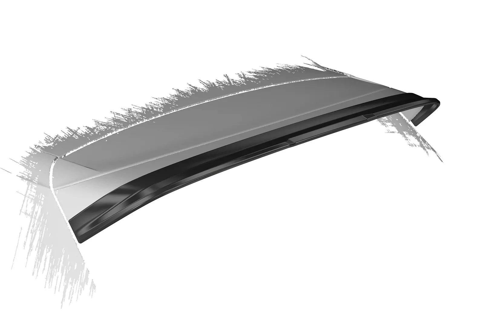 Heckflügel mit ABE für VW Tiguan II (Typ AD1) HF783-M Carbon Look (matt)