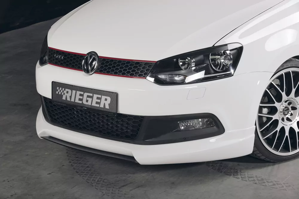 Rieger Spoilerschwert für VW Polo 6 GTI (6R) | 5-tür. 05.10-01.14 (bis Facelift) für Spoilerlippe 47211 / 47215