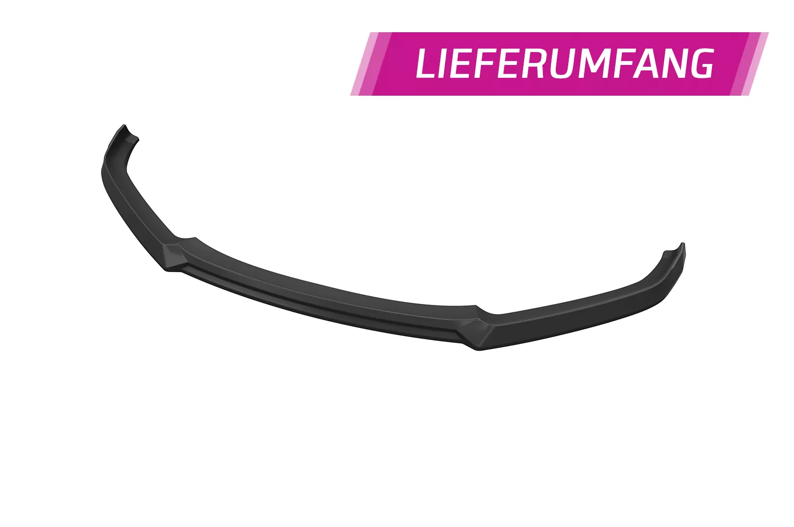 Cup-Spoilerlippe mit ABE für Audi TT FV/8S CSL840 Schwarz Strukturiert