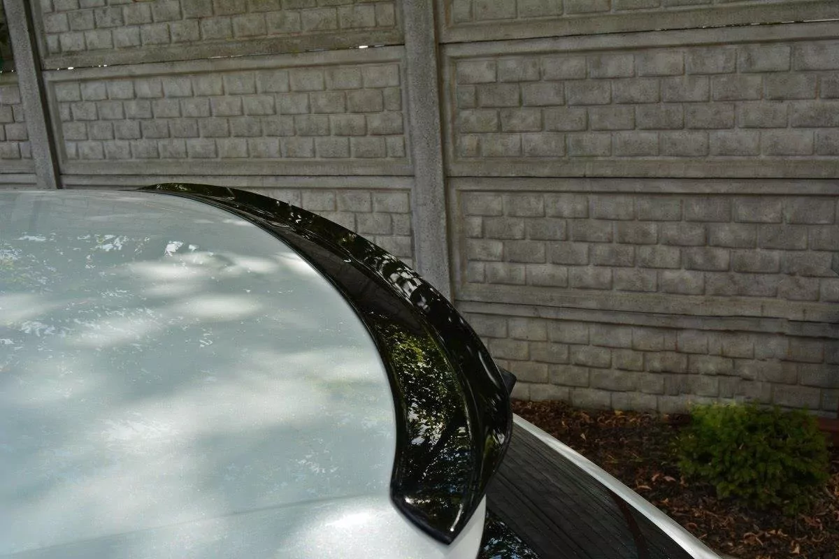 Spoiler CAP Passend Für Passend Für Renault Megane Mk4 Hatchback Schwarz Hochglanz Schwarz Hochglanz
