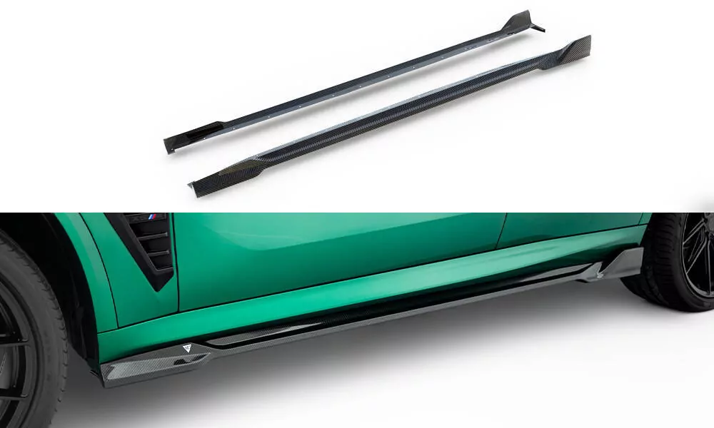 Prepreg Carbon Fiber Seitenschweller BMW X5 M-Paket G05 Facelift / X5M F95 Facelift