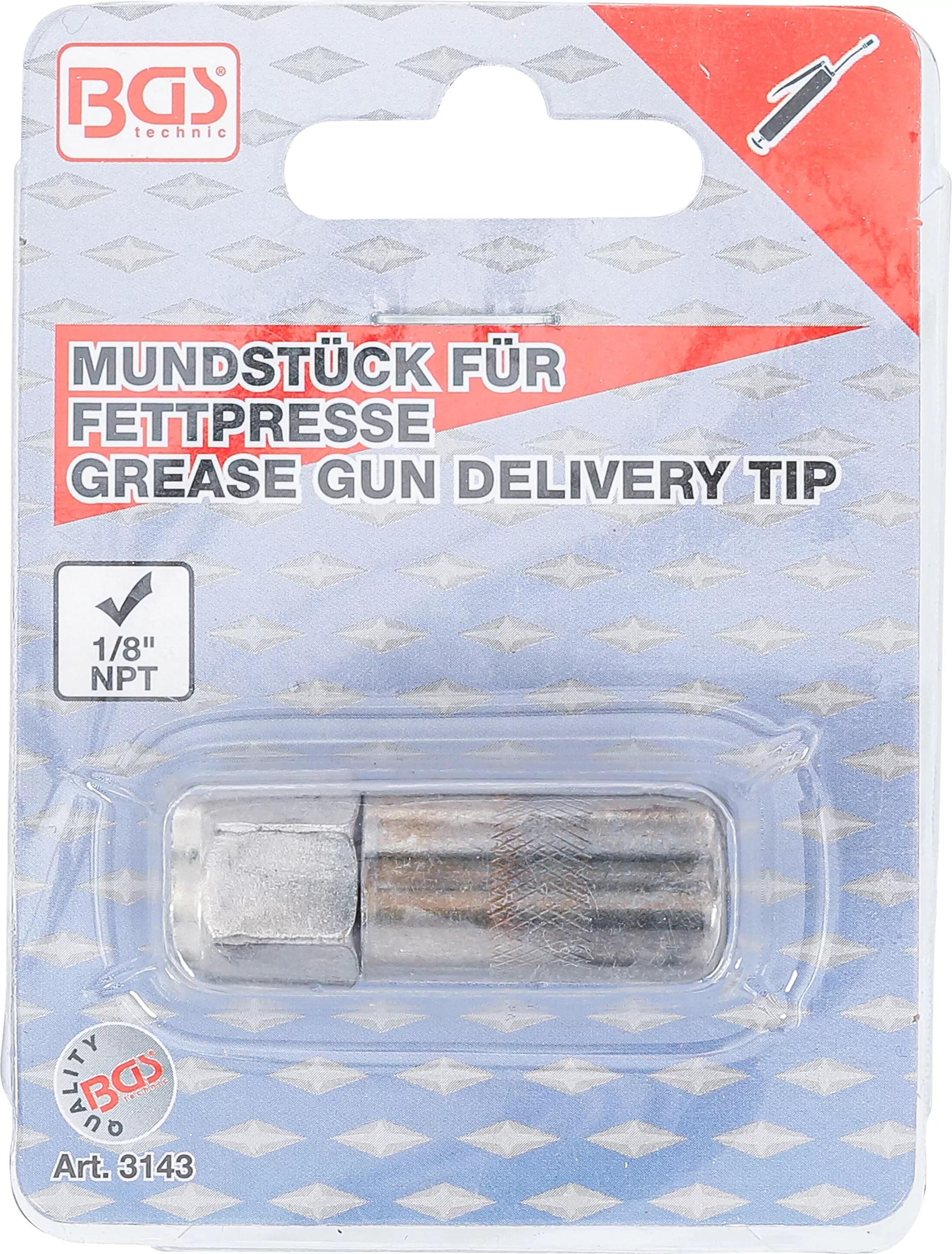 Mundstück für Fettpresse