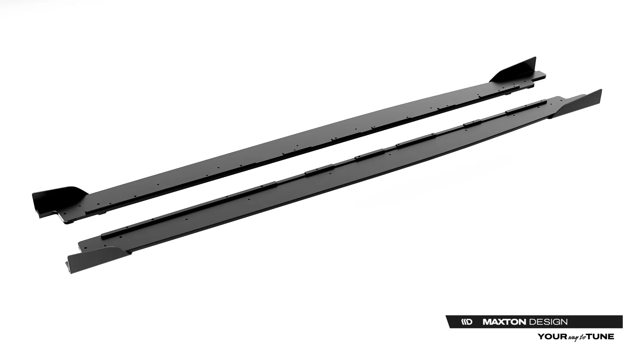 Street Pro Seitenschweller Ansatz + Flaps Für Cupra Leon ST / Hatchback Aero Mk1 / Mk1 Facelift Schwarz Hochglanz