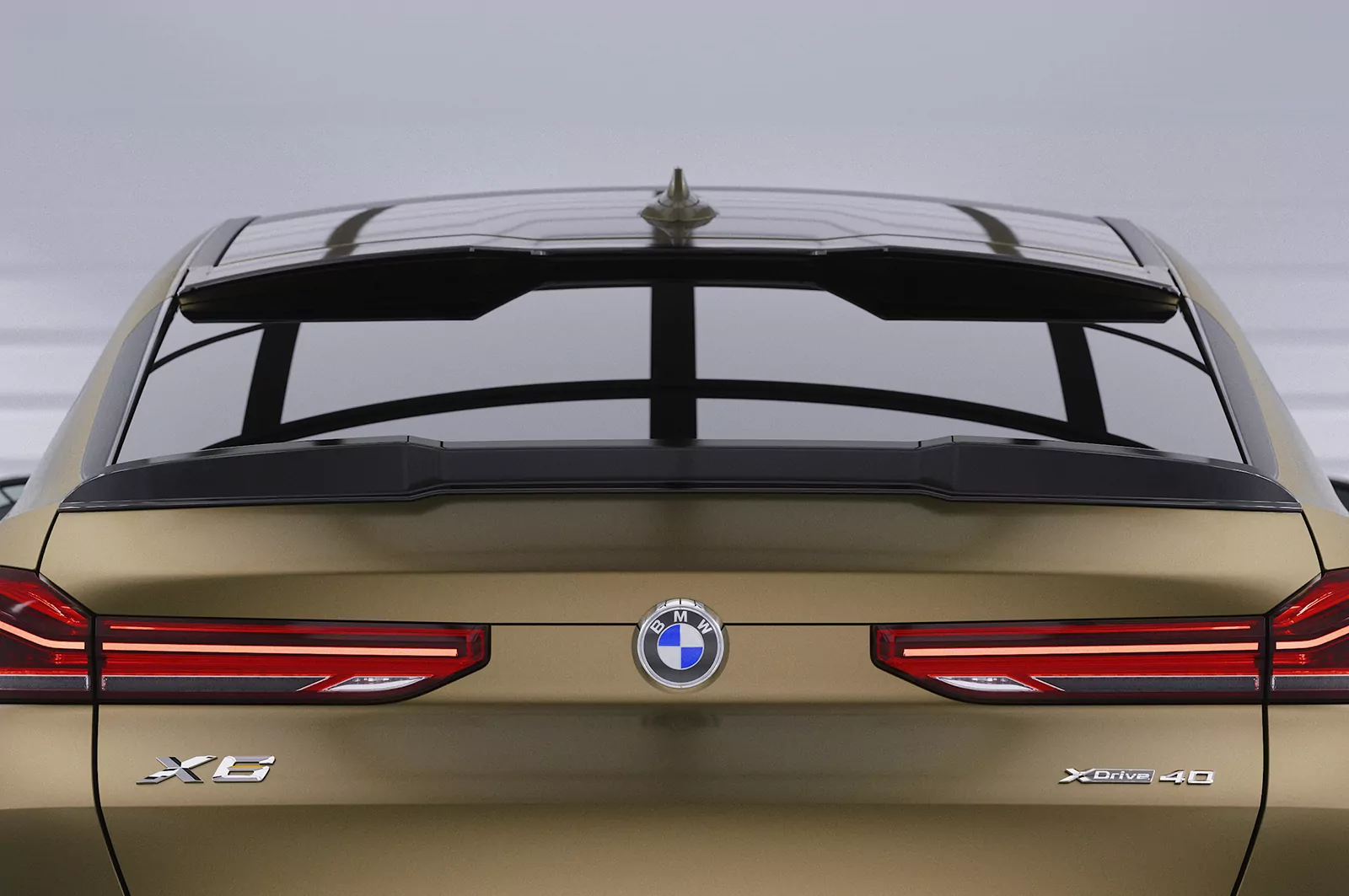 Heckflügel mit ABE für BMW X6 (G06) HF012 Schwarz Strukturiert