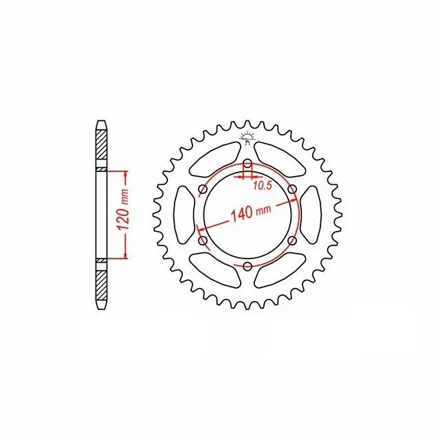 EK-Chain Kettensatz 525 MVXZ-2 für Kawasaki W650 ab Modelljahr 1999 Typ EJ650A / EJ650C Farbe Schwarz