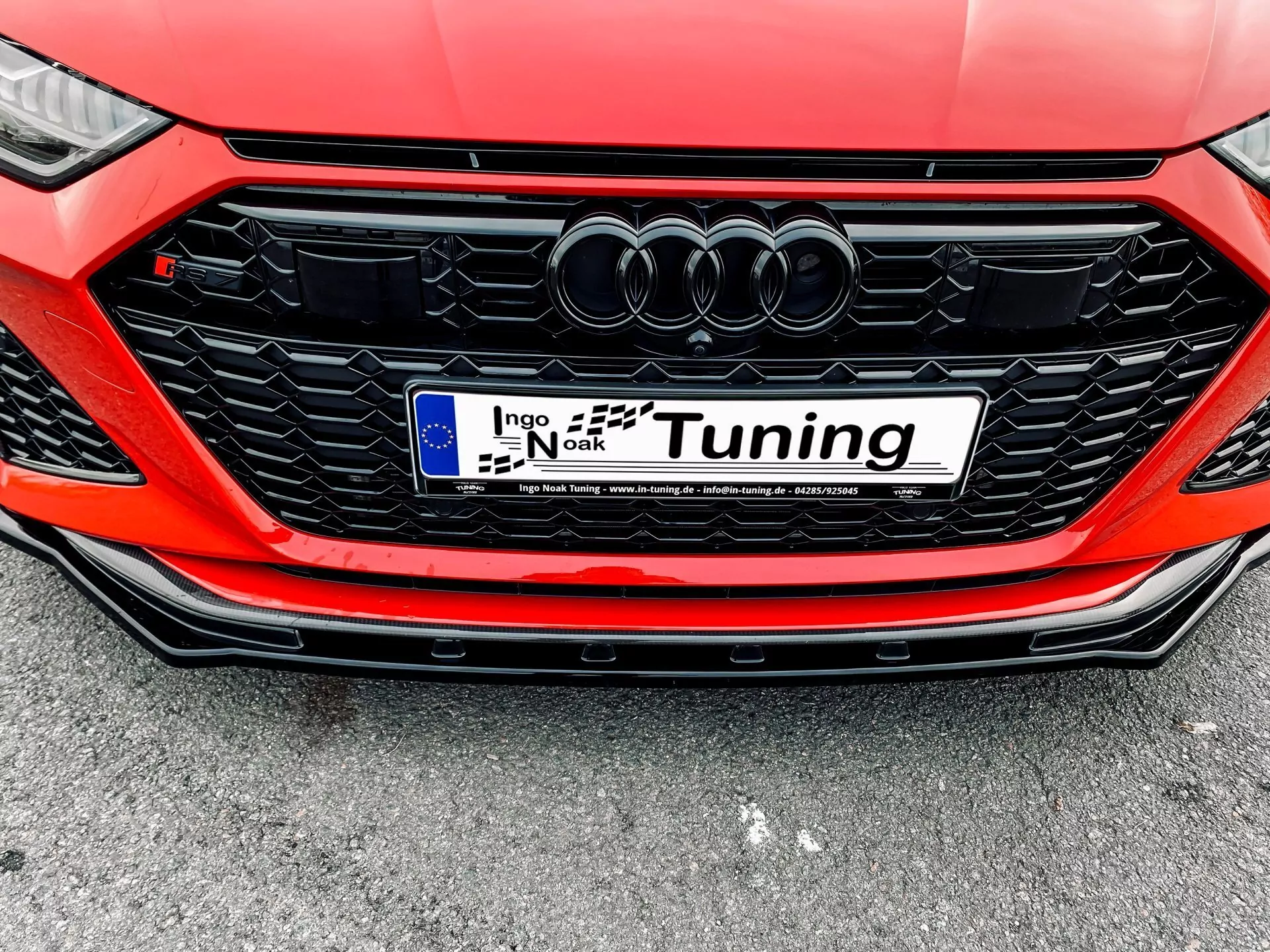 Cup Frontspoilerlippe mit Wing für Audi RS7 C8