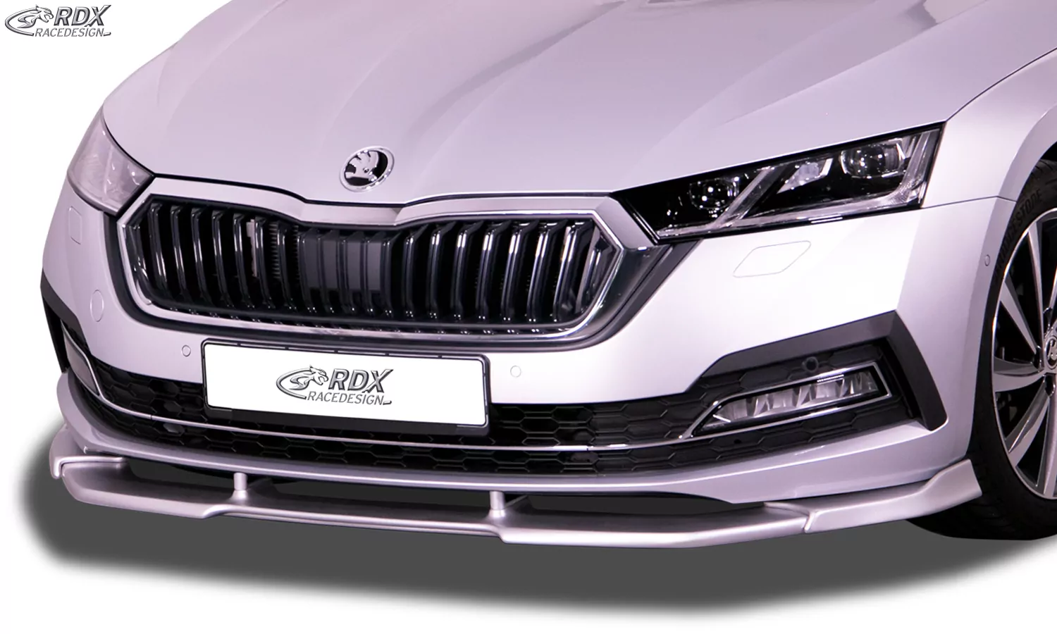 RDX Frontspoiler VARIO-X für SKODA Octavia 4 / IV (NX) Frontlippe Front Ansatz Vorne Spoilerlippe