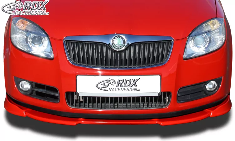 RDX Frontspoiler VARIO-X für SKODA Fabia 2 Typ 5J -2010 (auch für Roomster) Frontlippe Front Ansatz Vorne Spoilerlippe