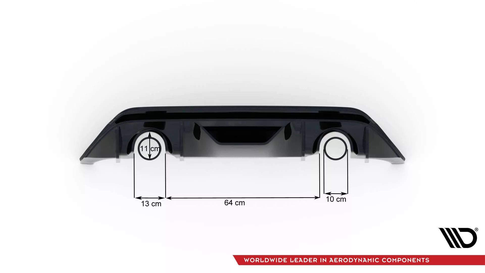 Diffusor Heck Ansatz V.3 Für Ford Fiesta ST Mk8 