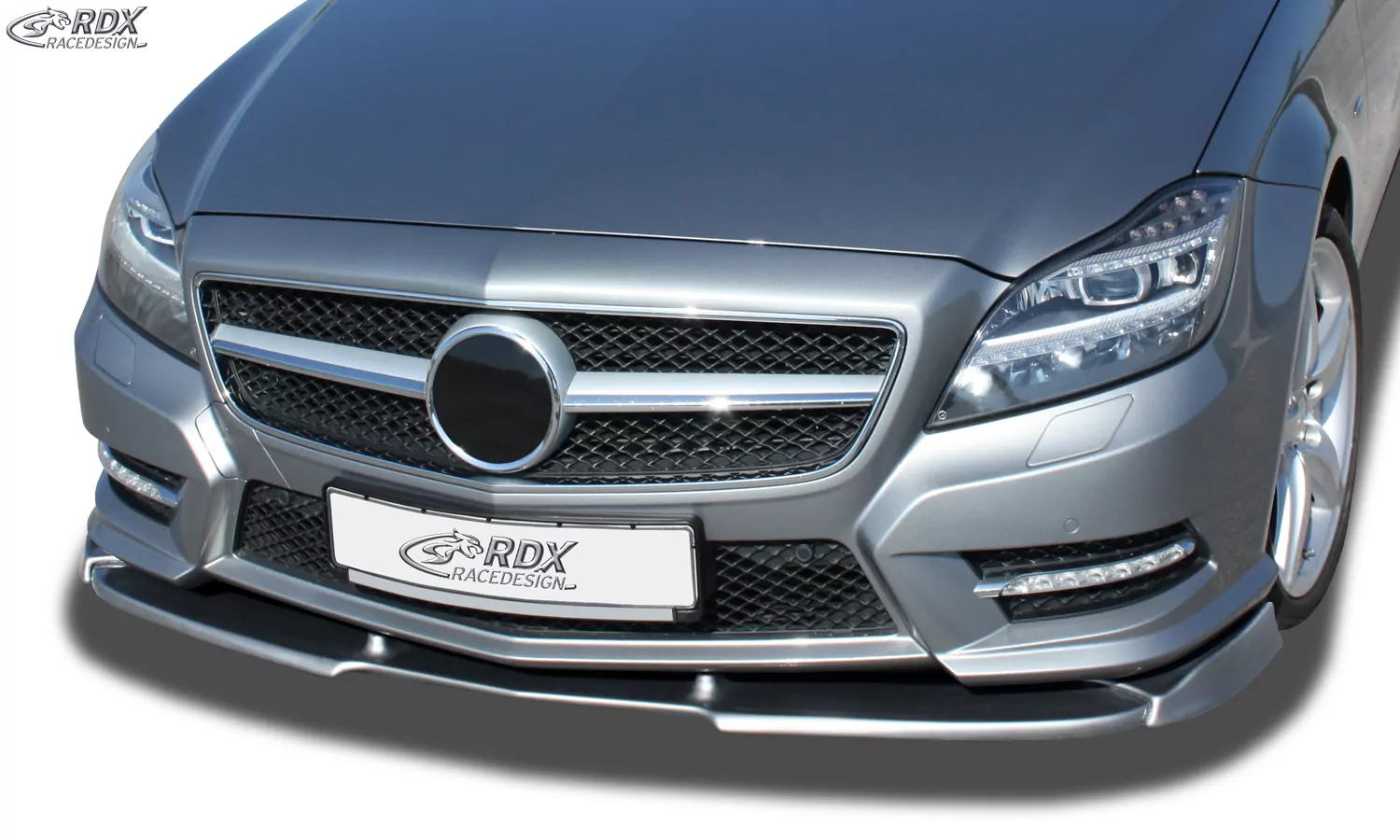 RDX Frontspoiler VARIO-X für MERCEDES CLS-Klasse C218 -08/2014 i.V.m. AMG-Paket Frontlippe Front Ansatz Vorne Spoilerlippe
