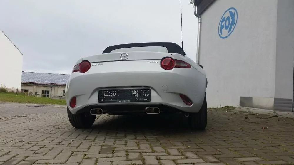 Mazda MX5 - ND  Endschalldämpfer quer Ausgang rechts/links - 1x145x65 Typ 59 rechts/links