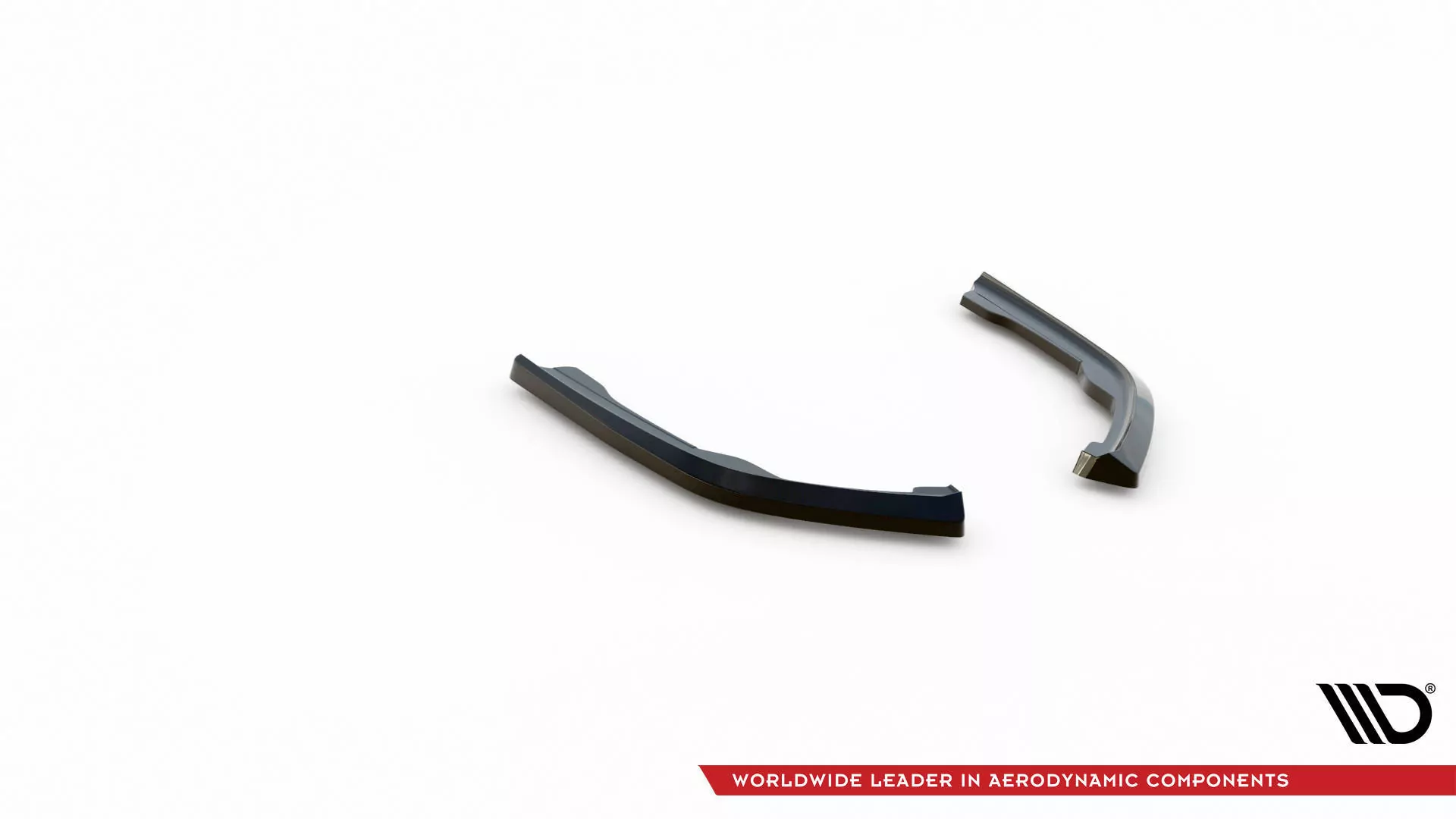 Heck Ansatz Flaps Diffusor V.2 Für BMW 2 Coupe M-Paket G42 Schwarz Hochglanz