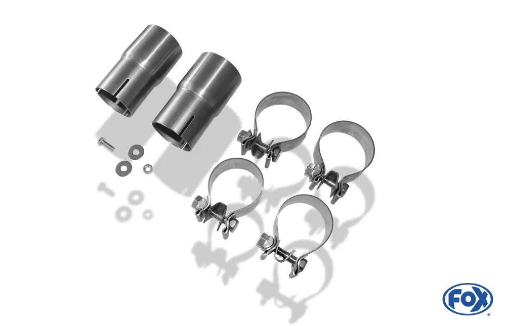 Audi A8 Typ 4E  Endschalldämpfer rechts/links Ø70mm - 2x80 Typ 17 rechts/links