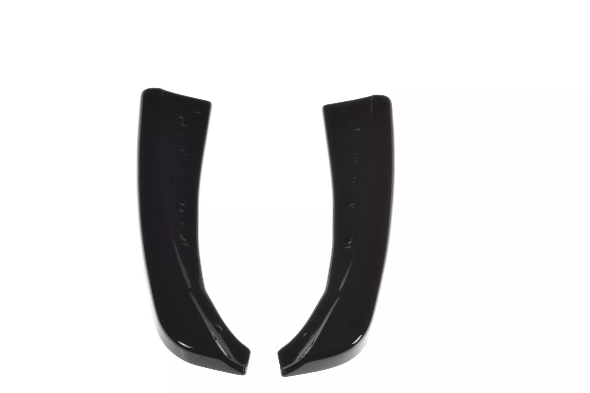 Heck Ansatz Flaps Diffusor Passend Für Diffusor Passend Für MERCEDES- BENZ C-KLASSE W205 COUPE AMG-LINE Schwarz Hochglanz Schwarz Hochglanz