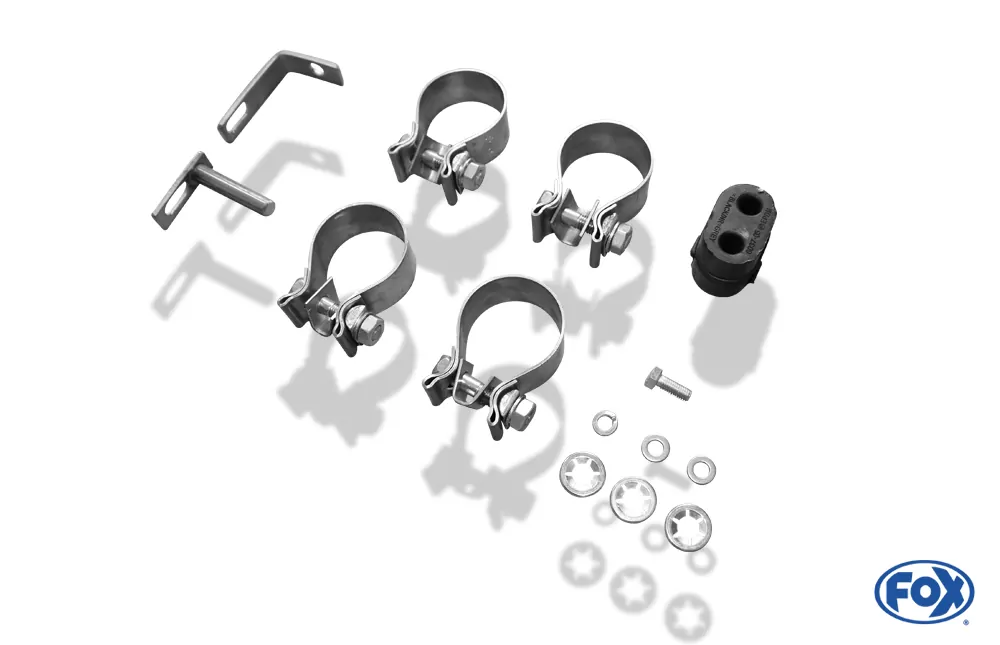 Toyota RAV 4 IV  Endrohrsystem rechts/links passend auf original Mittelschalldämpfer - 2x80 Typ 17 rechts/links