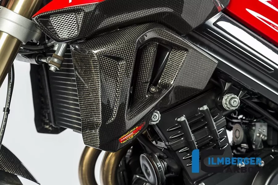 Ilmberger Carbon Wasserkühlerverkleidung links