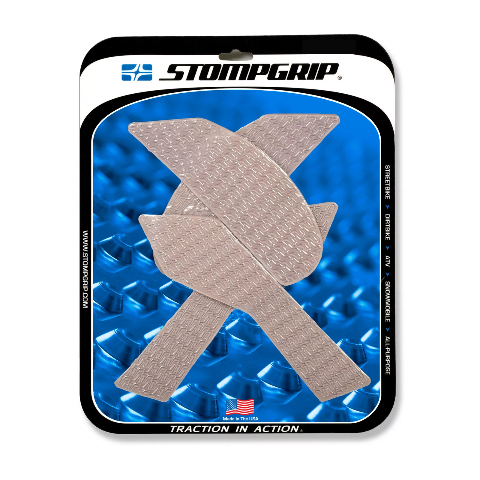 Stompgrip Traction Pad Icon für Kawasaki Z900 17-22 Klar