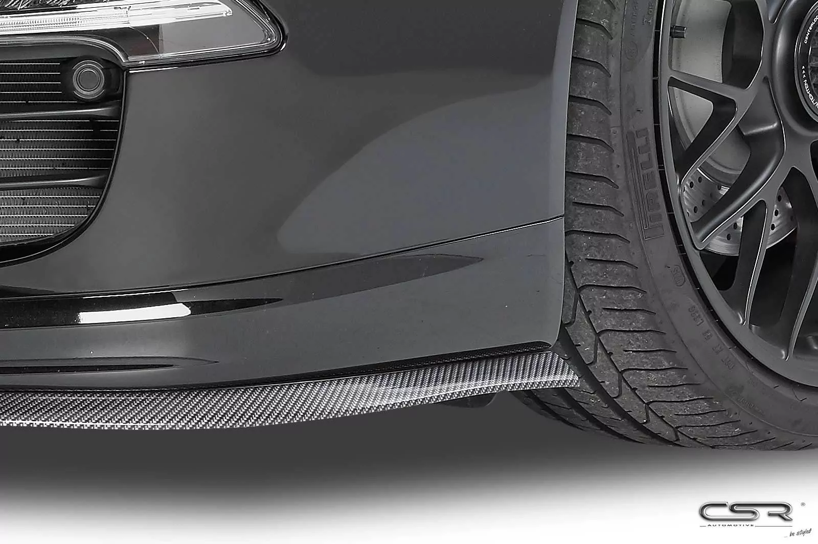 easy²tune Universal Spoilerlippe zum ankleben in Carbon-Look ZB131-C Carbon Look Hochglanz