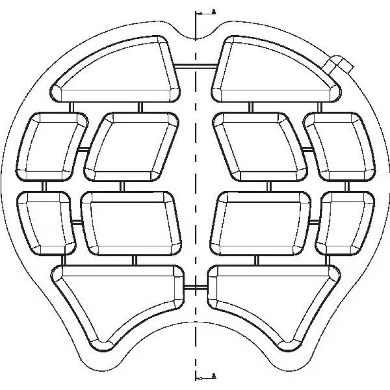 WILD ASS Comfort Touring Sitzkissen Driver Smart Lite / Air Gel / Classic Neoprene 39,5cm x 36cm x 5cm