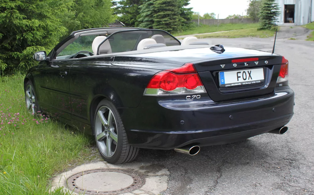 Volvo C70 II - Cabrio  Endschalldämpfer quer Ausgang rechts/links - 115x85 Typ 32 rechts/links