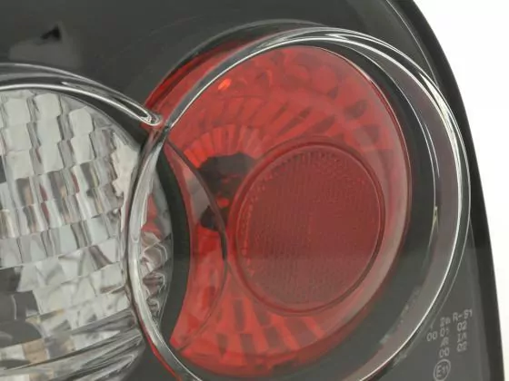 Rückleuchten Set Renault Megane 3-trg. Typ DABALAKAEA Bj. 99-02 schwarz