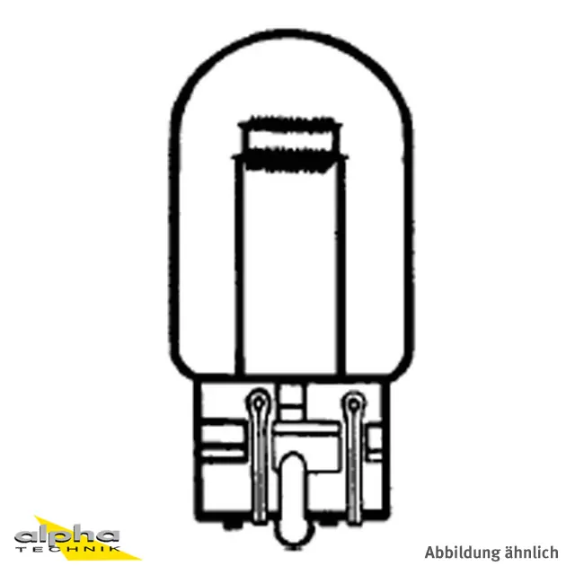 LAMPE 12V 21/5W W3x16Q Glassockel Zweifaden