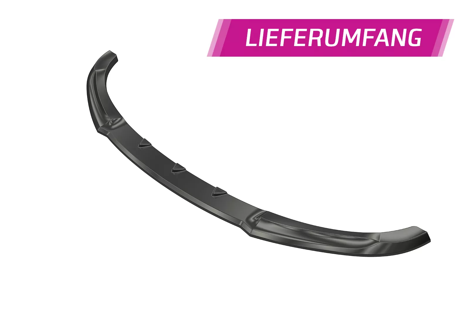 Cup-Spoilerlippe mit ABE für BMW 1er F20/F21 LCI CSL473 Strukturiert (schwarz matt)