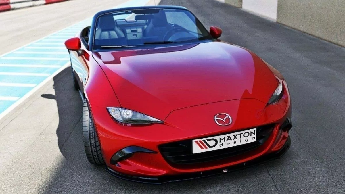 Front Ansatz Passend Für V.1 Passend Für Mazda MX-5 IV Schwarz Hochglanz Schwarz Hochglanz
