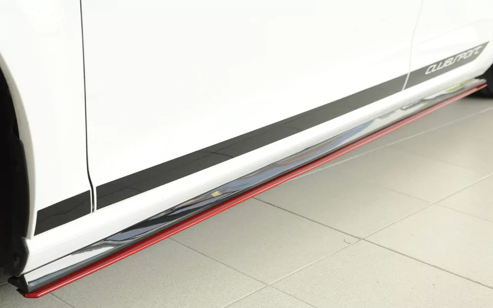 Rieger Seitenschwelleransatz für VW Golf 7 GTI Clubsport | 3-tür. 02.16- nur für Clubsport u. R-Line Seitenschweller