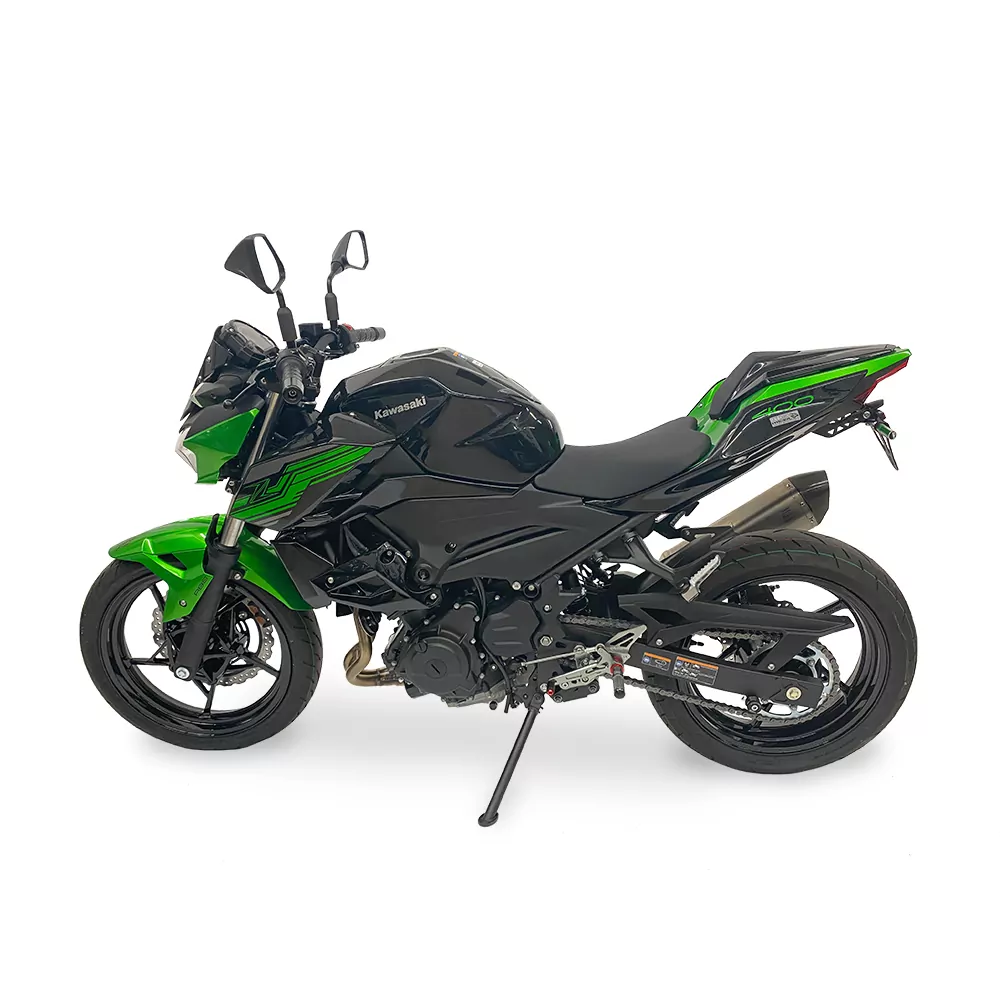 alpha Technik Kennzeichenhalter für Kawasaki Ninja 400 / Z400 Modelljahr 2018-