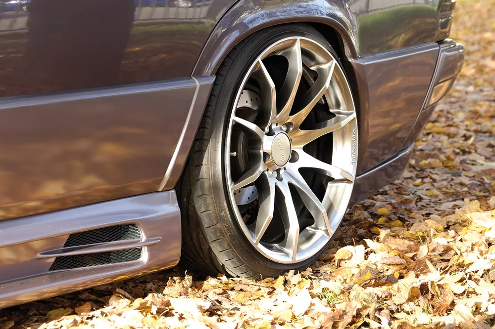 Rieger Seitenschweller für Mercedes 190 (W201) - Lim.  -> bis Modell 89 carbon optik