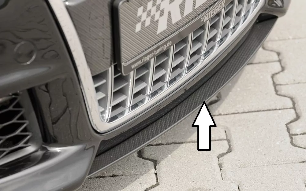 Rieger Spoilerschwert für Audi A4 (8H) | Cabrio 04.02-12.05 (bis Facelift) für Spoilerstoßstange 55260/61/62/63