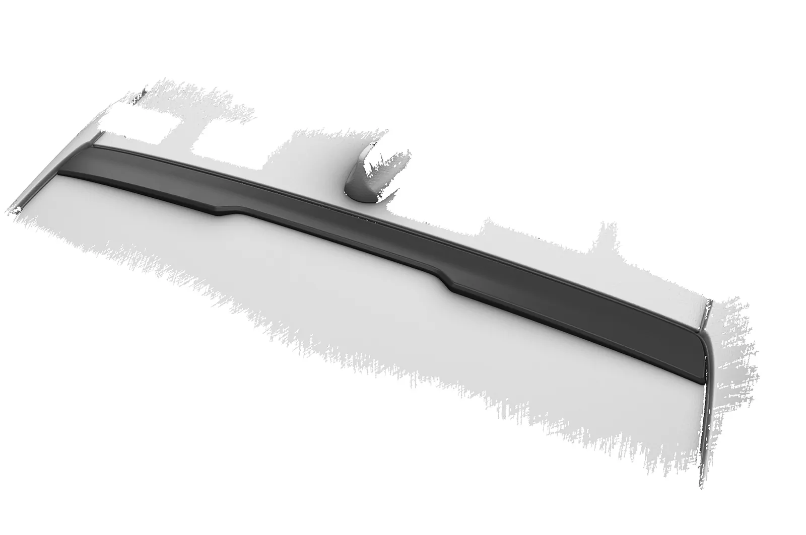 Heckscheibenblende für Alfa Romeo Giulia (Typ 952) HSB113 Schwarz Strukturiert