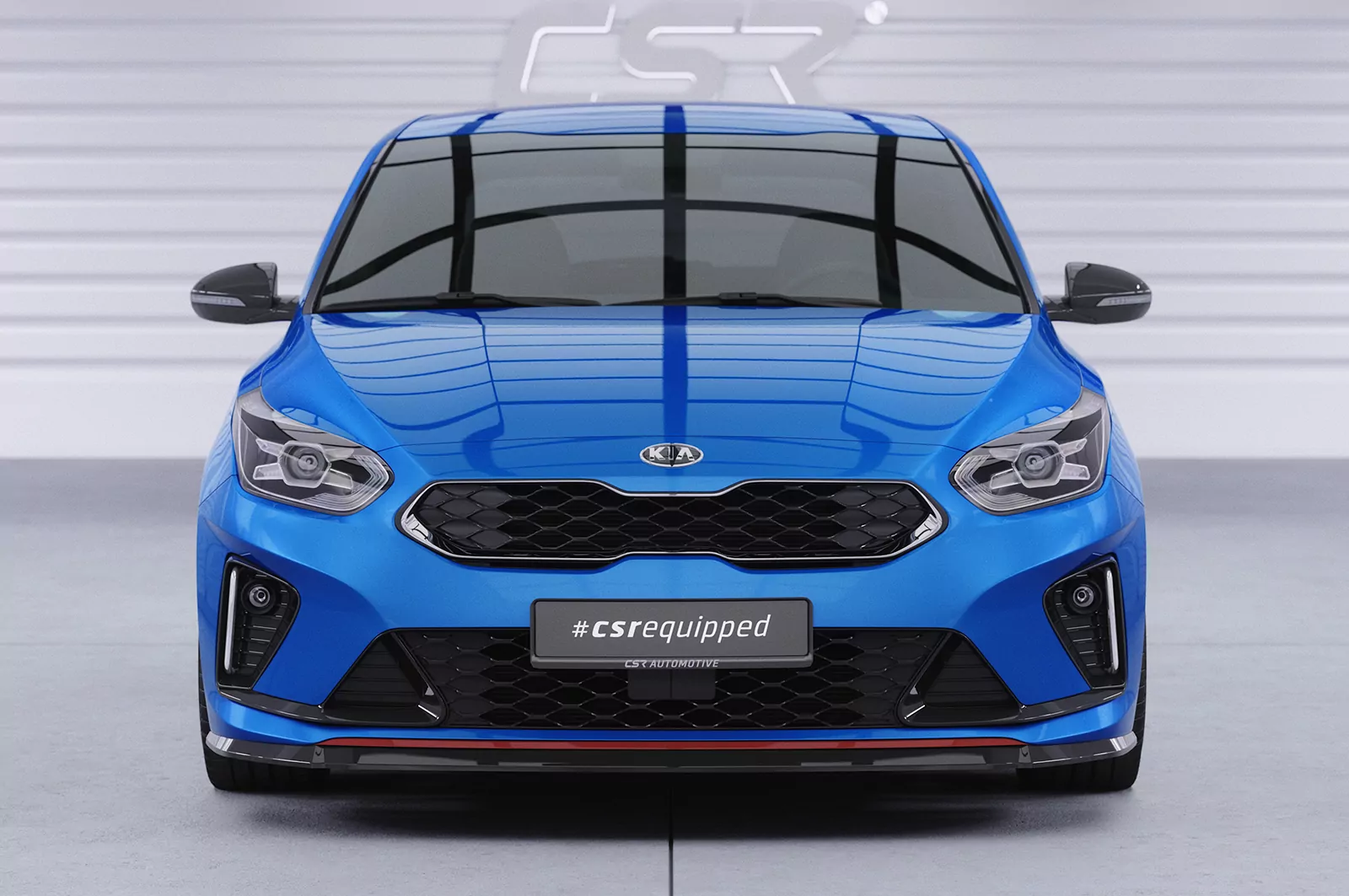 Cup-Spoilerlippe mit ABE für Kia Ceed (CD) GT CSL422 Strukturiert (schwarz matt)