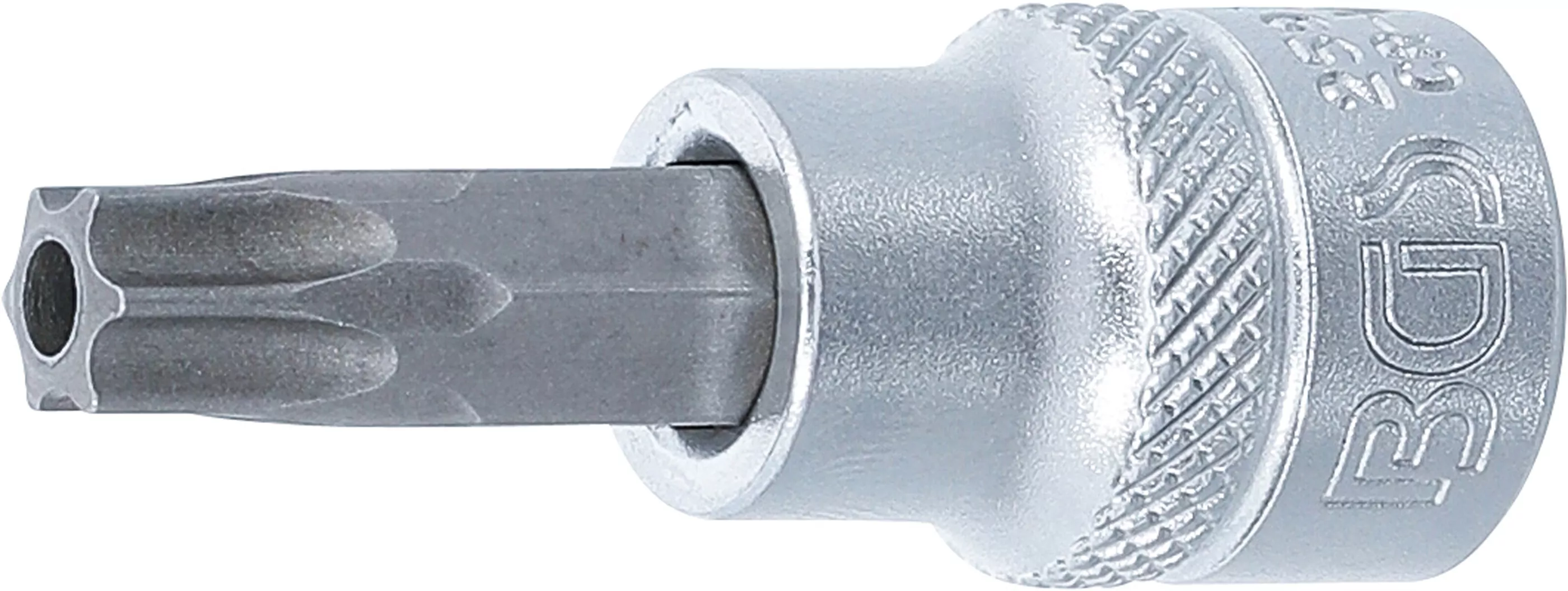 Bit-Einsatz | Antrieb Innenvierkant 10 mm (3/8") | T-Profil (für Torx) mit Bohrung T45