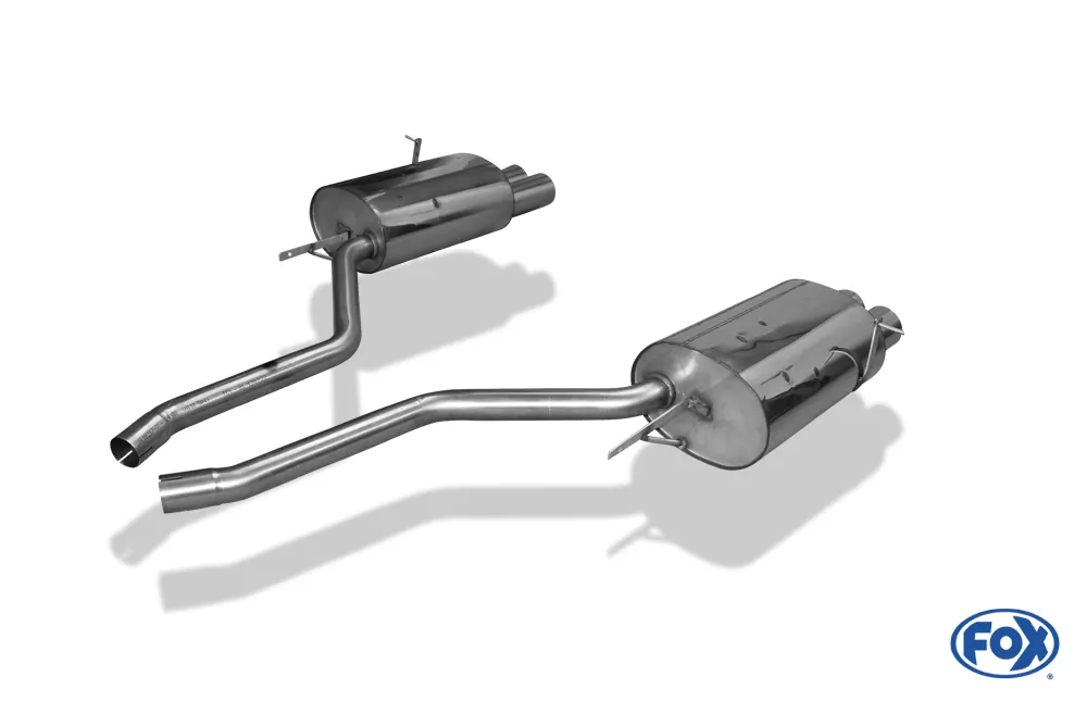 BMW E38 730i/ 735i/ 740i - Mit Stoßstangenausschnitt  Endschalldämpfer rechts/links - 2x90 Typ 13 rechts/links