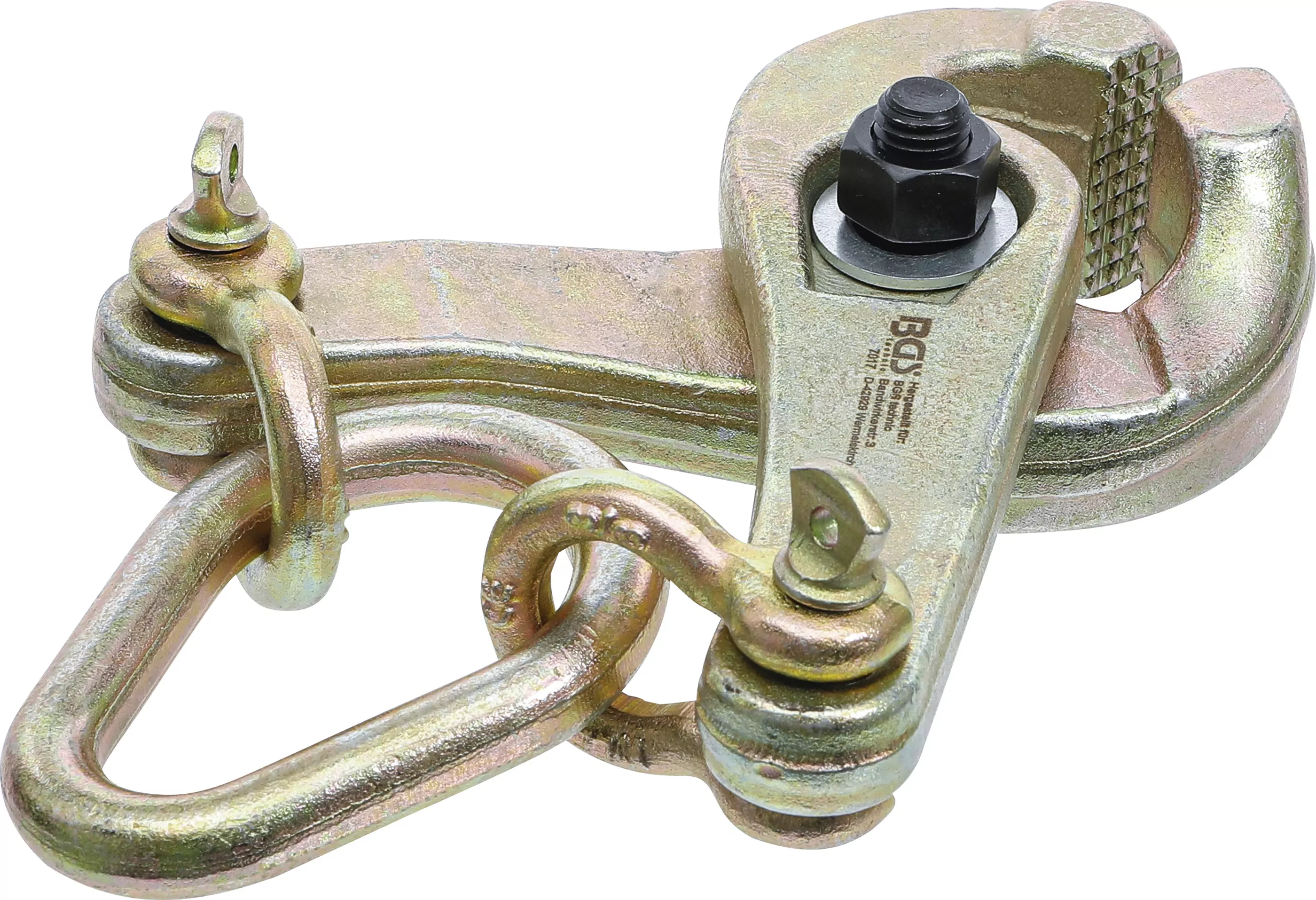 Karosserie-Richtklemme | selbstschließend | eine Zugrichtung | max. 2 t