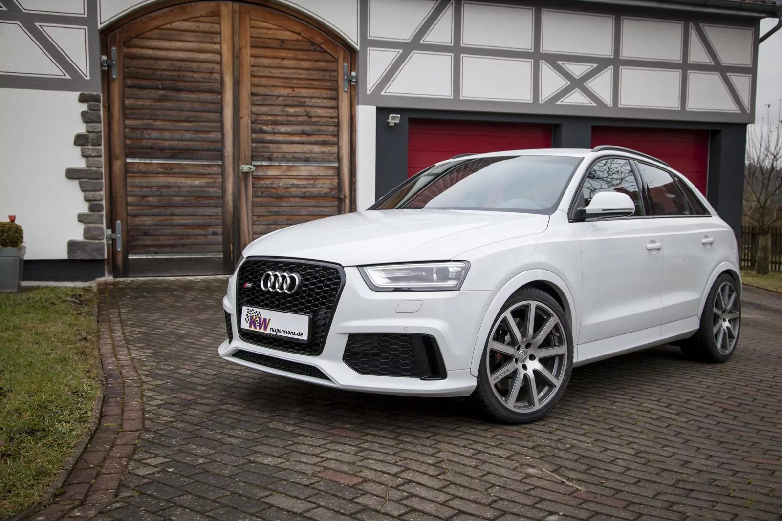 KW DDC - ECU Gewindefahrwerk inox AUDI Q3 (8U) 8UB, 8UG Allrad 06/2011-10/2018