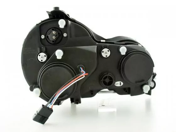 Scheinwerfer Set Mercedes E-Klasse Typ W210 Bj. 95-98 schwarz für Rechtslenker