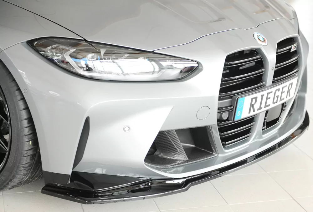 Rieger Spoilerschwert glanz schwarz für BMW 4er G83 M4 (G234M) Cabrio 06.21-