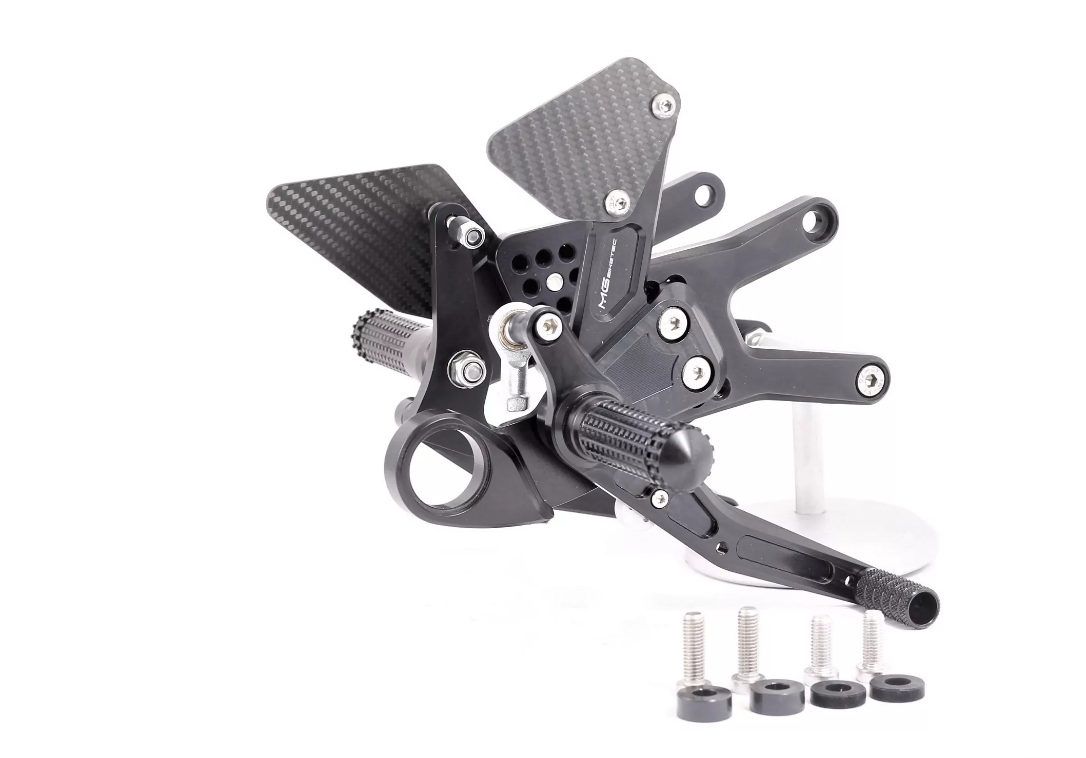 MG Biketec Sportfussrastenanlage / Rastenanlage / Fußrastenanlage mit ABE, gültig in D - A - CH für BMW S 1000 RR ab 2009-2011